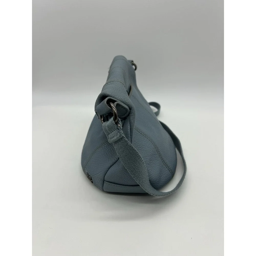 The Sak Deena Flap Crossbody Bag‎ Leather  Blue Boho Slouchy Messenger